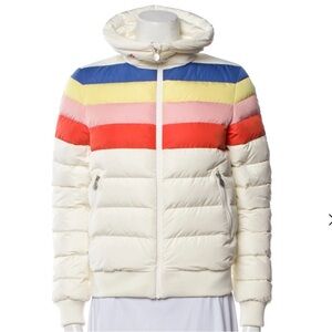 Perfect Moment Multicolor Striped Puffer Ski Jacket